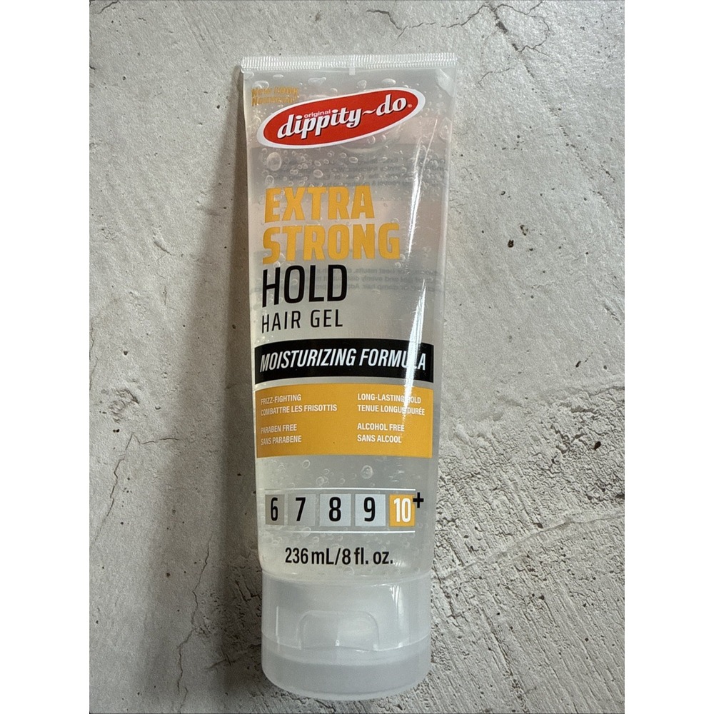NEW Sealed 8 oz  Dippity Do Original Extra Strong Hold Hair Gel, Moisturizing